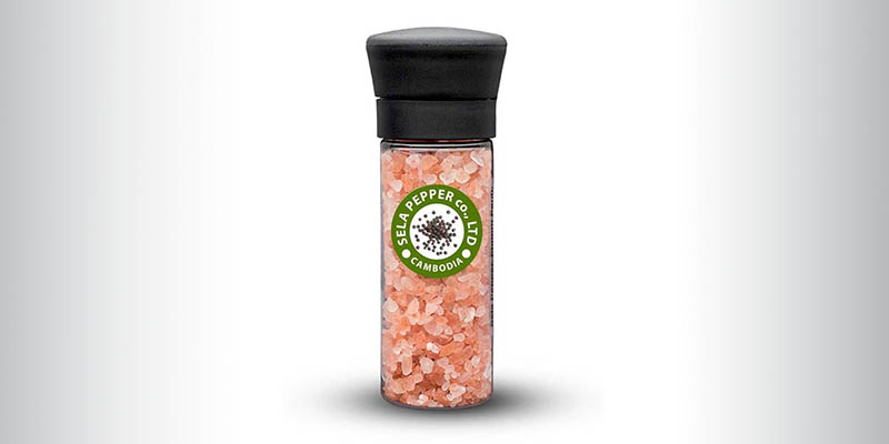 Himalayan Pink Salt in PET Bottle with Ceramic Grinder (Refill Function) | 140g
